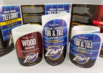 Custom Printed Labels with UV Coating