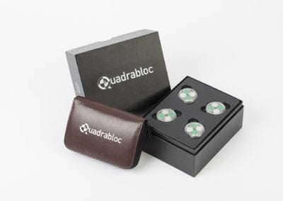 Quadrabloc Case Study – Custom Printed Rigid Box with Inserts